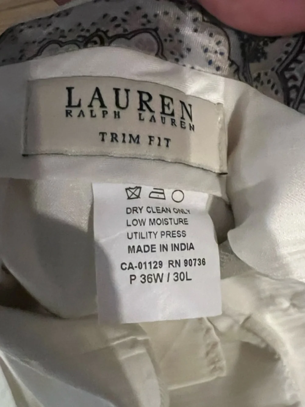 Ralph Lauren lightweight cream